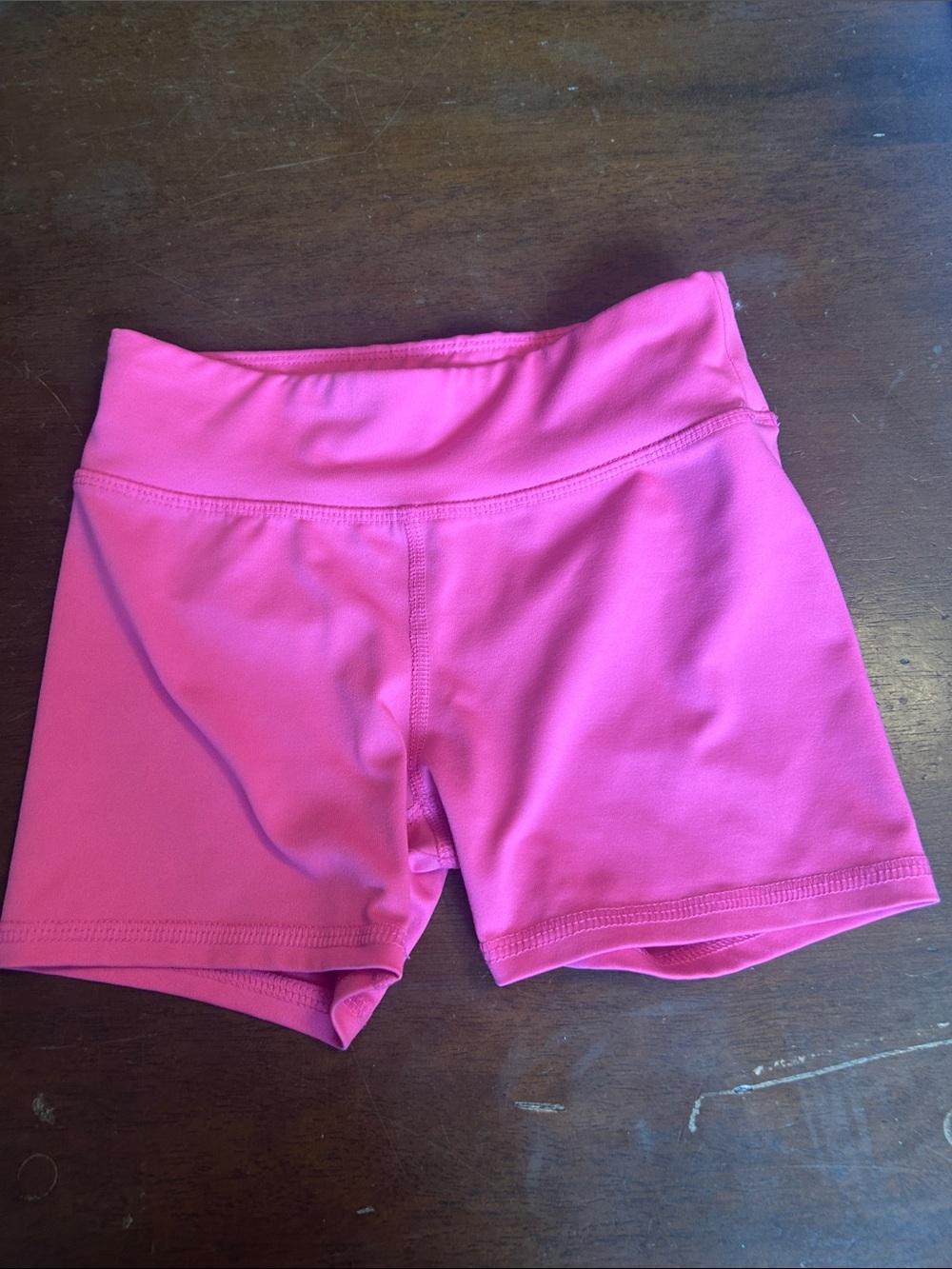 Girl/Youth S Hot Pink Active Stretch Shorts